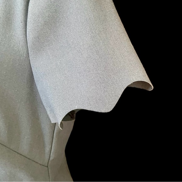 LOFT Gray Dress with Laser Cut Details - Picture 3 of 5